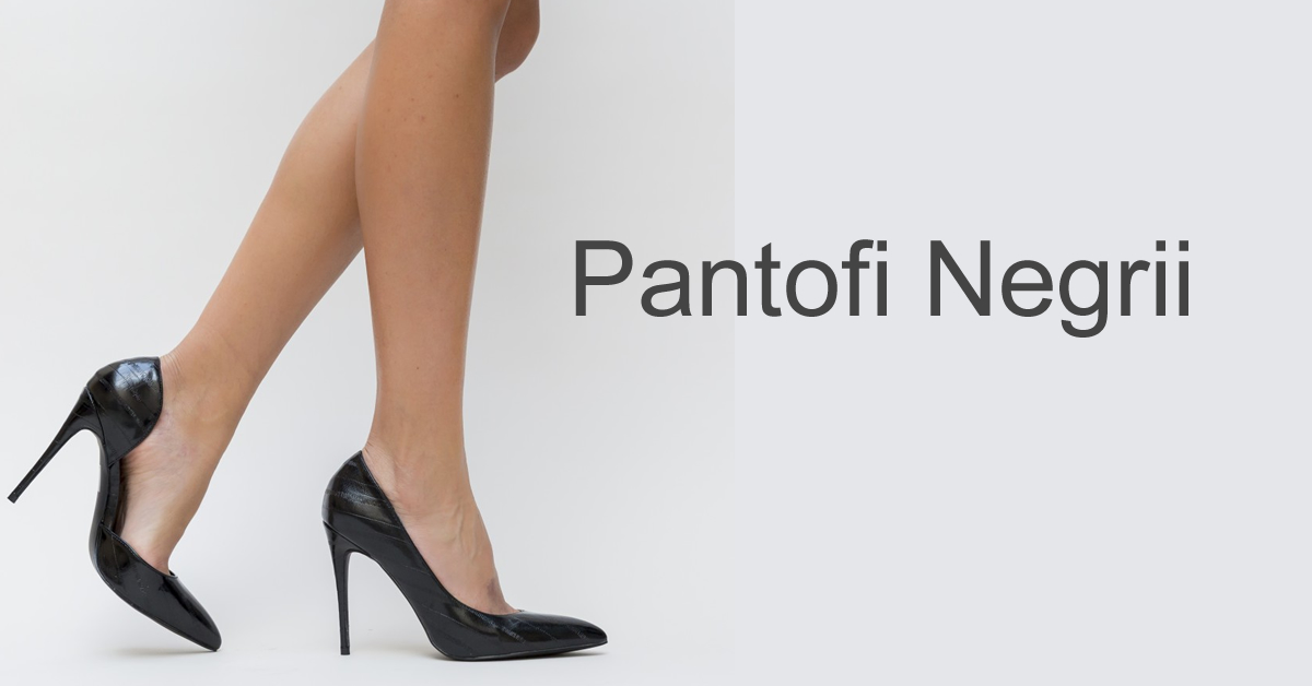 Pantofi Negri