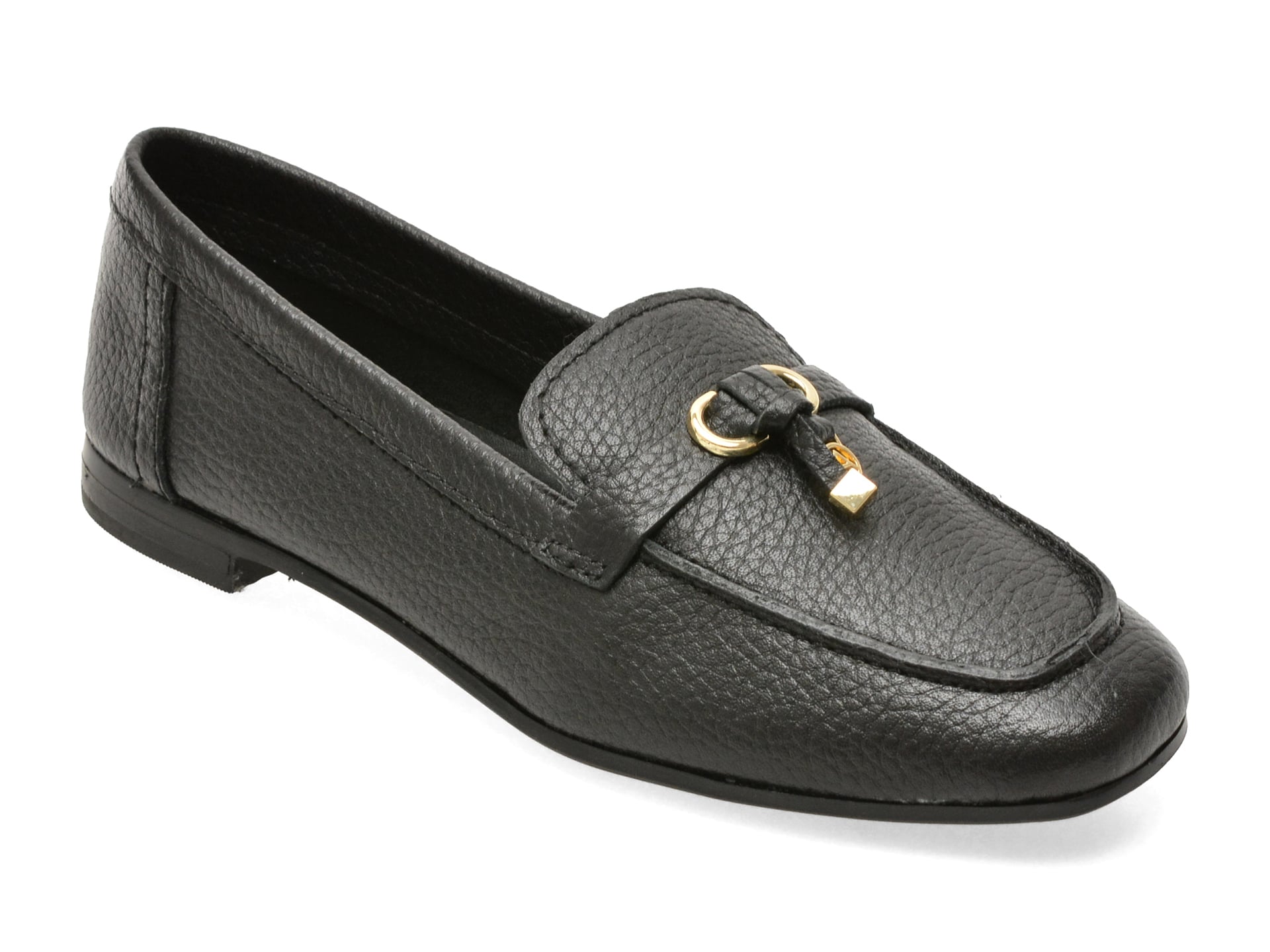Mocasini ALDO negri, YBILIDE 007, din piele naturala
