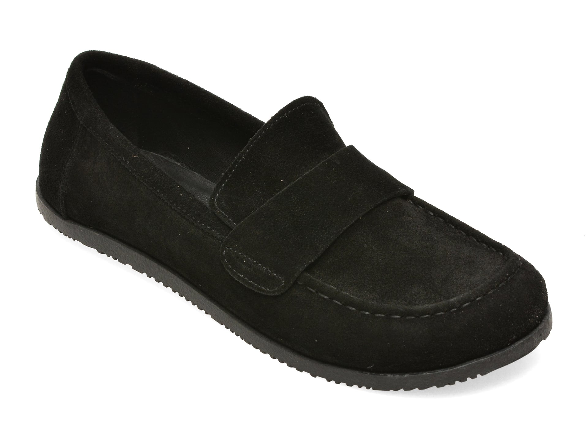 Mocasini EPICA negri, 5008028, din piele intoarsa