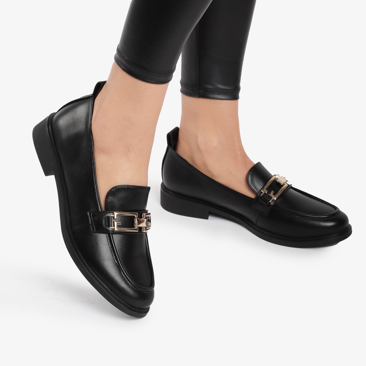 Mocasini dama din Piele Ecologica cu Brantul din Piele Naturala CRL0715