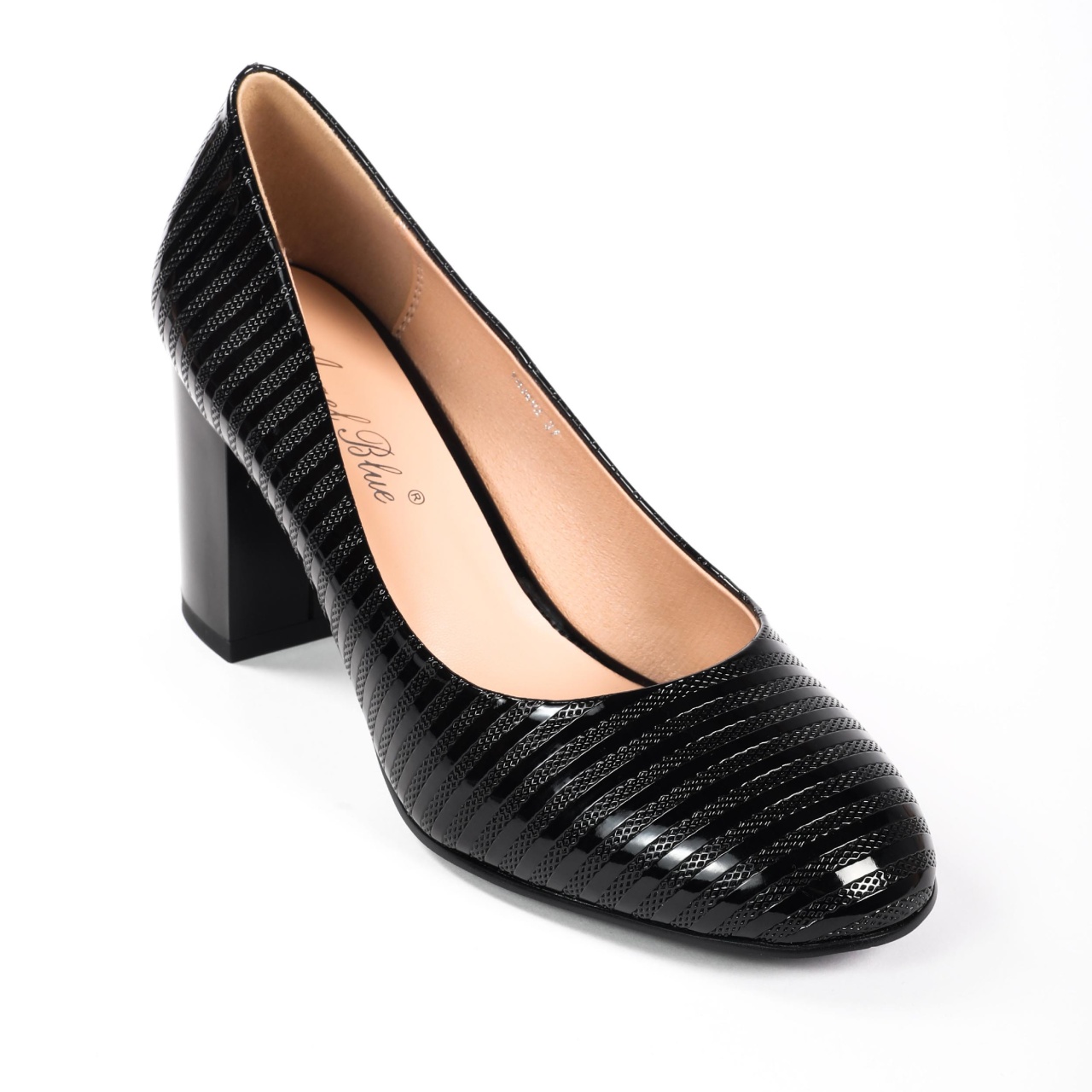 Pantofi Eleganti dama din Piele Ecologica Lacuita CRL0132 NEGRU