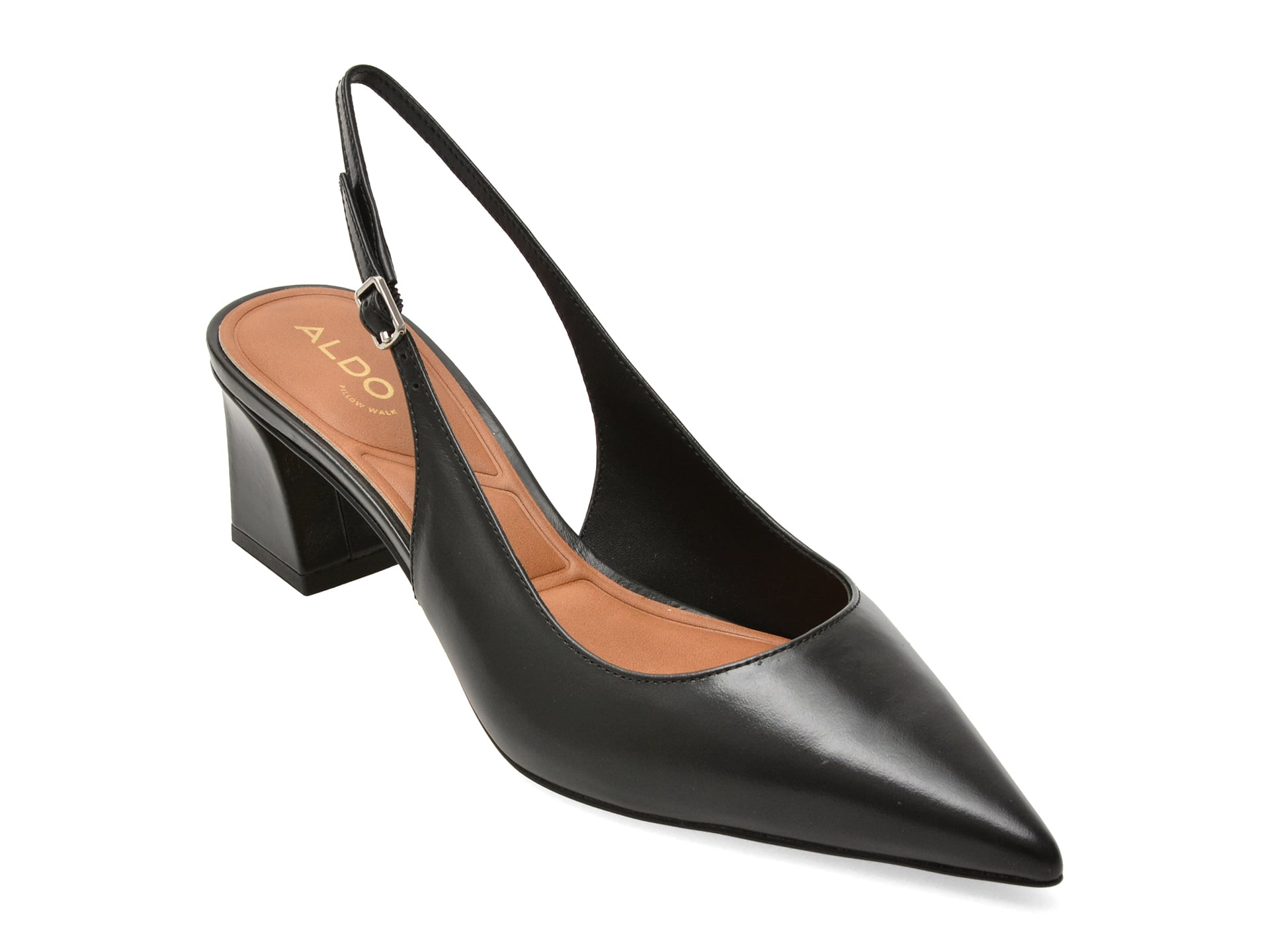 Pantofi eleganti ALDO negri, ALICIEAA 001, din piele naturala lacuita