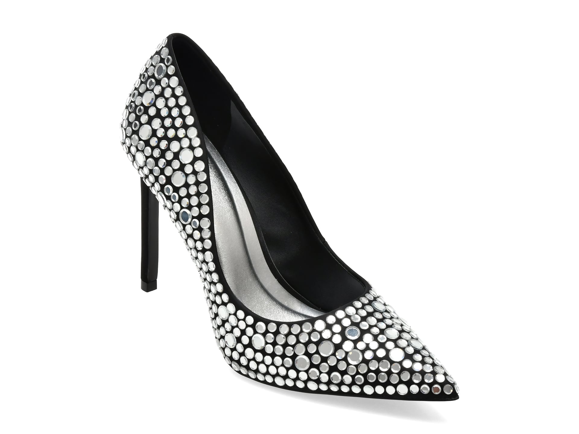 Pantofi eleganti ALDO negri, STESSY 2.0, din material textil
