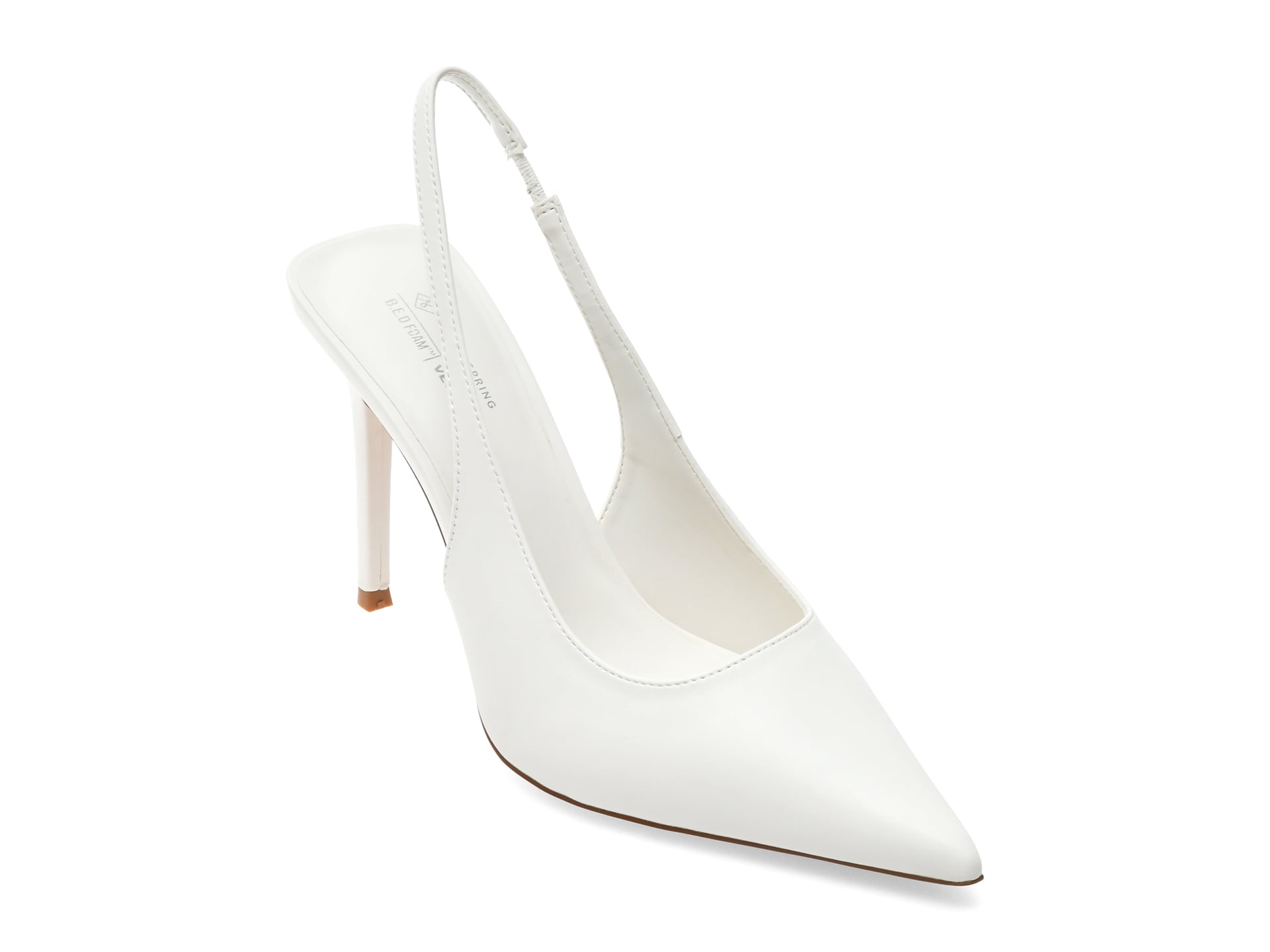 Pantofi eleganti CALL IT SPRING albi, 14477754, din piele ecologica