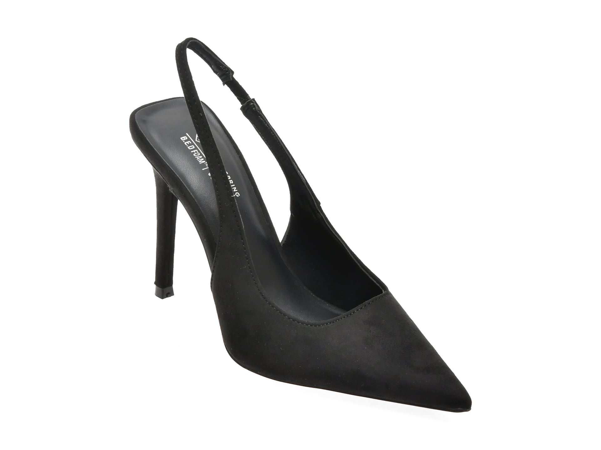 Pantofi eleganti CALL IT SPRING negri, DANIELLAA 001, din material textil