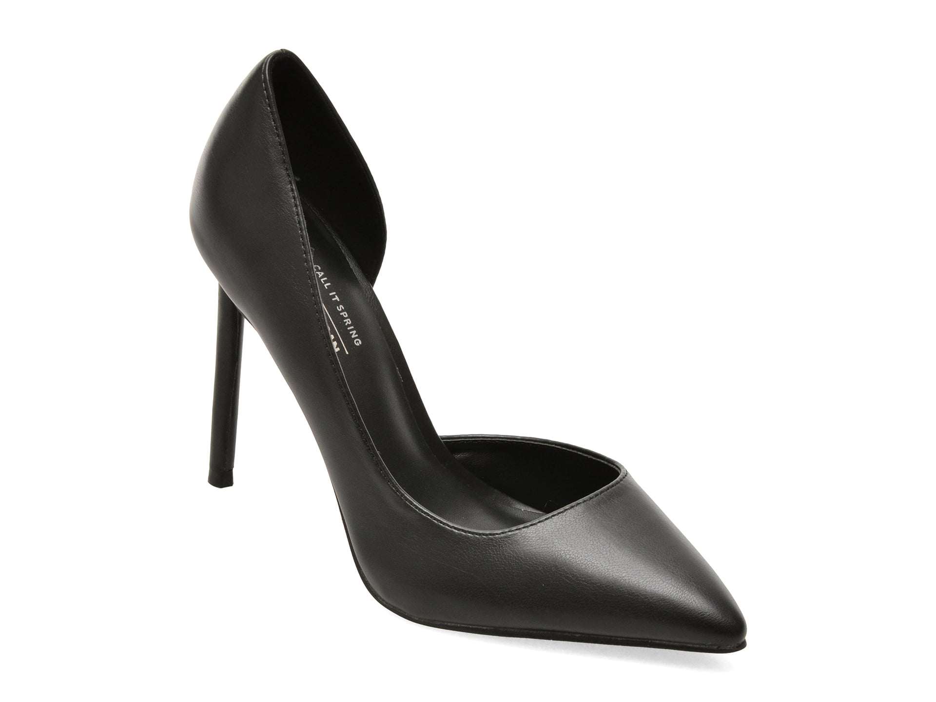 Pantofi eleganti CALL IT SPRING negri, MESMERIZE 001, din piele ecologica