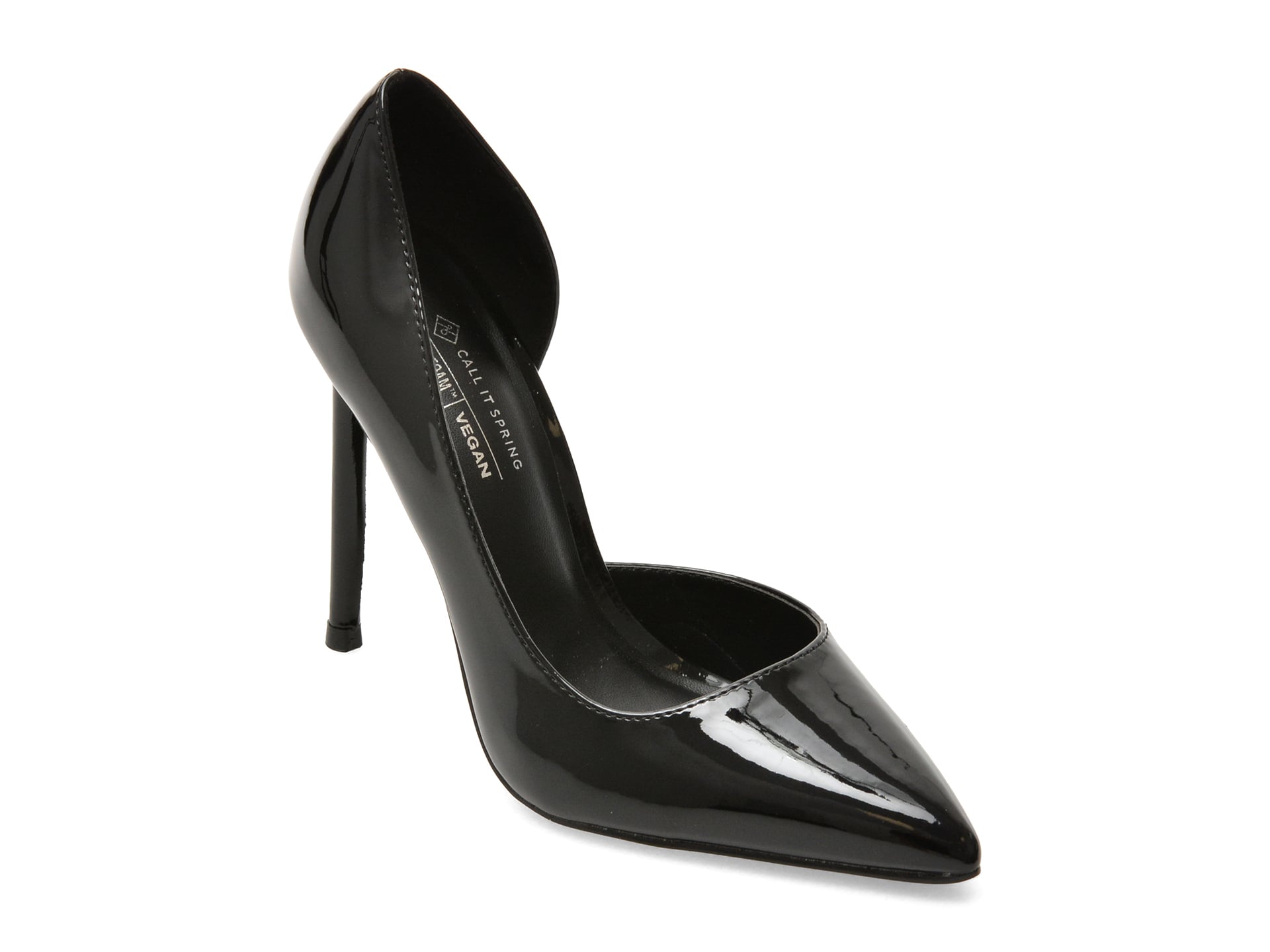 Pantofi eleganti CALL IT SPRING negri, MESMERIZE 009, din piele ecologica
