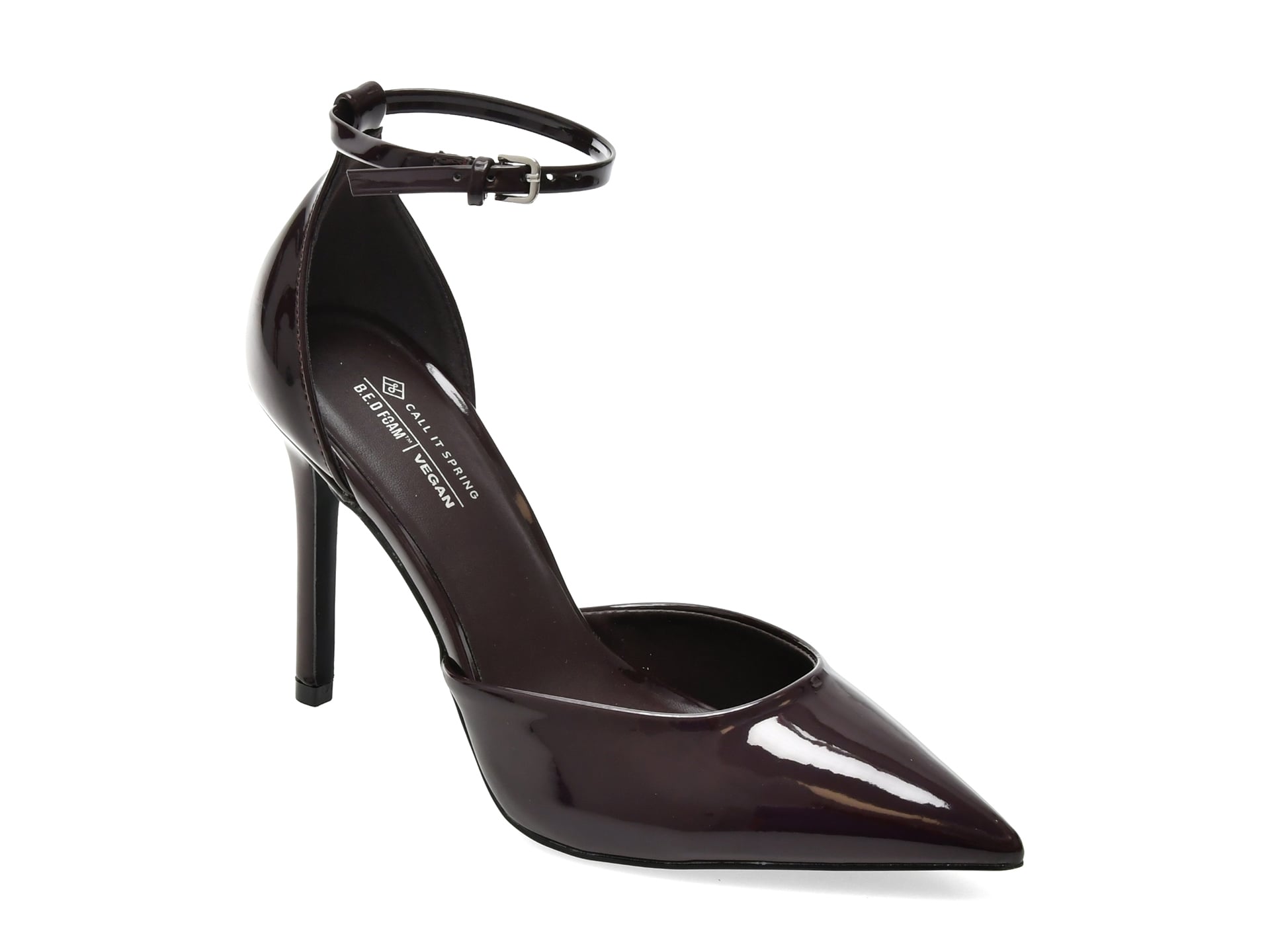 Pantofi eleganti CALL IT SPRING visinii, 14477866, din piele ecologica lacuita
