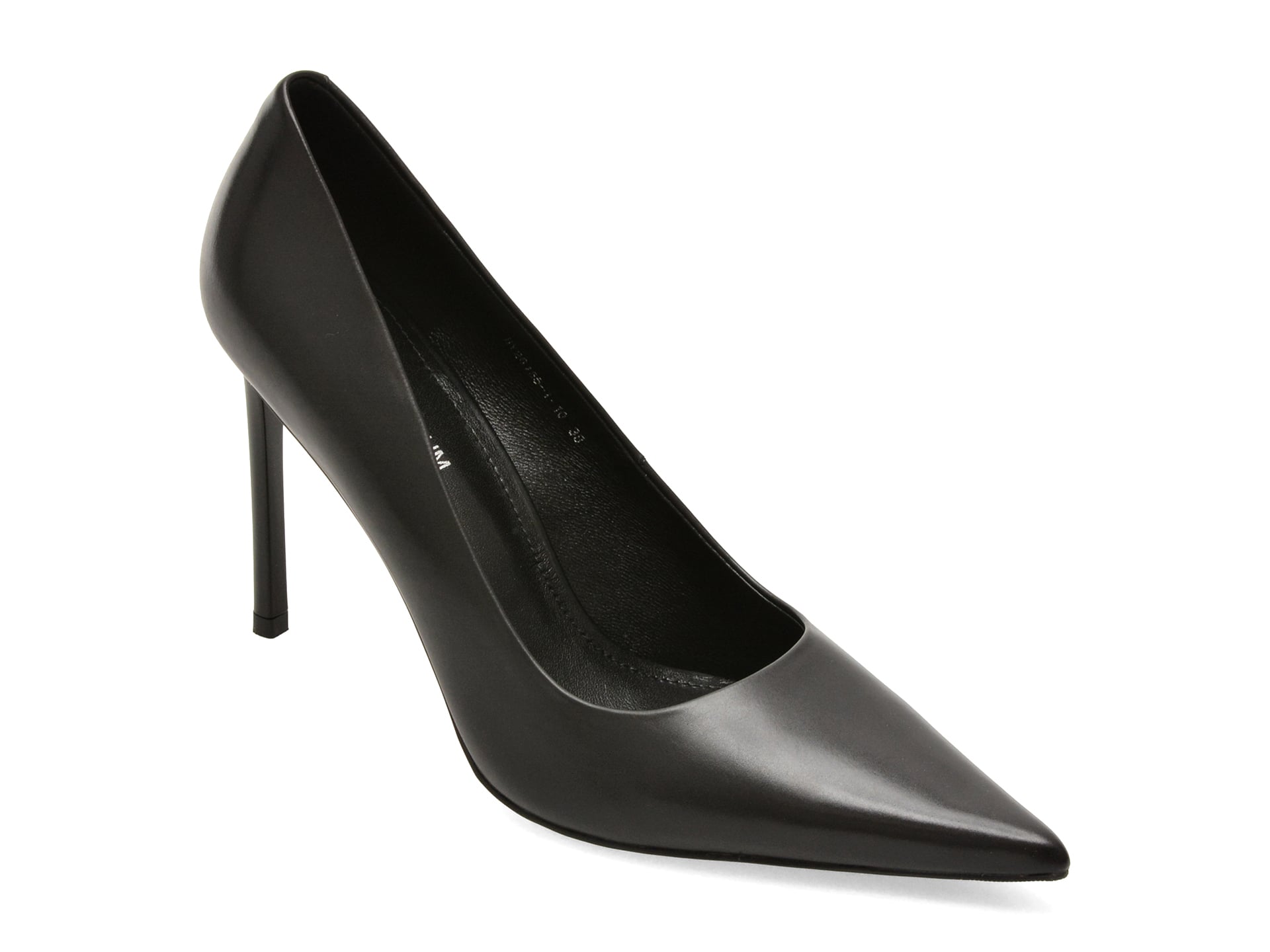 Pantofi eleganti EPICA PREMIUM negri, 26155, din piele naturala