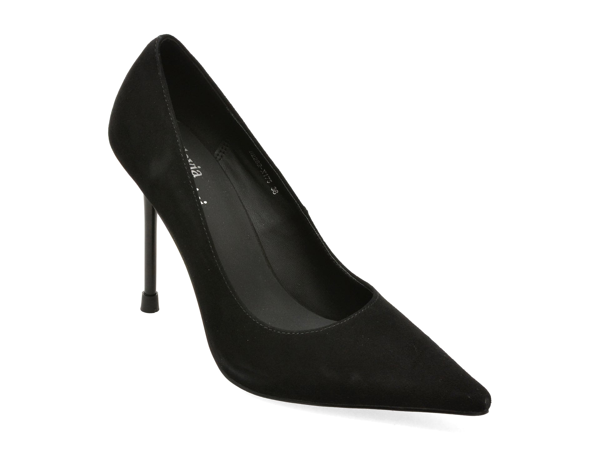 Pantofi eleganti FLAVIA PASSINI negri, 2282X, din piele intoarsa