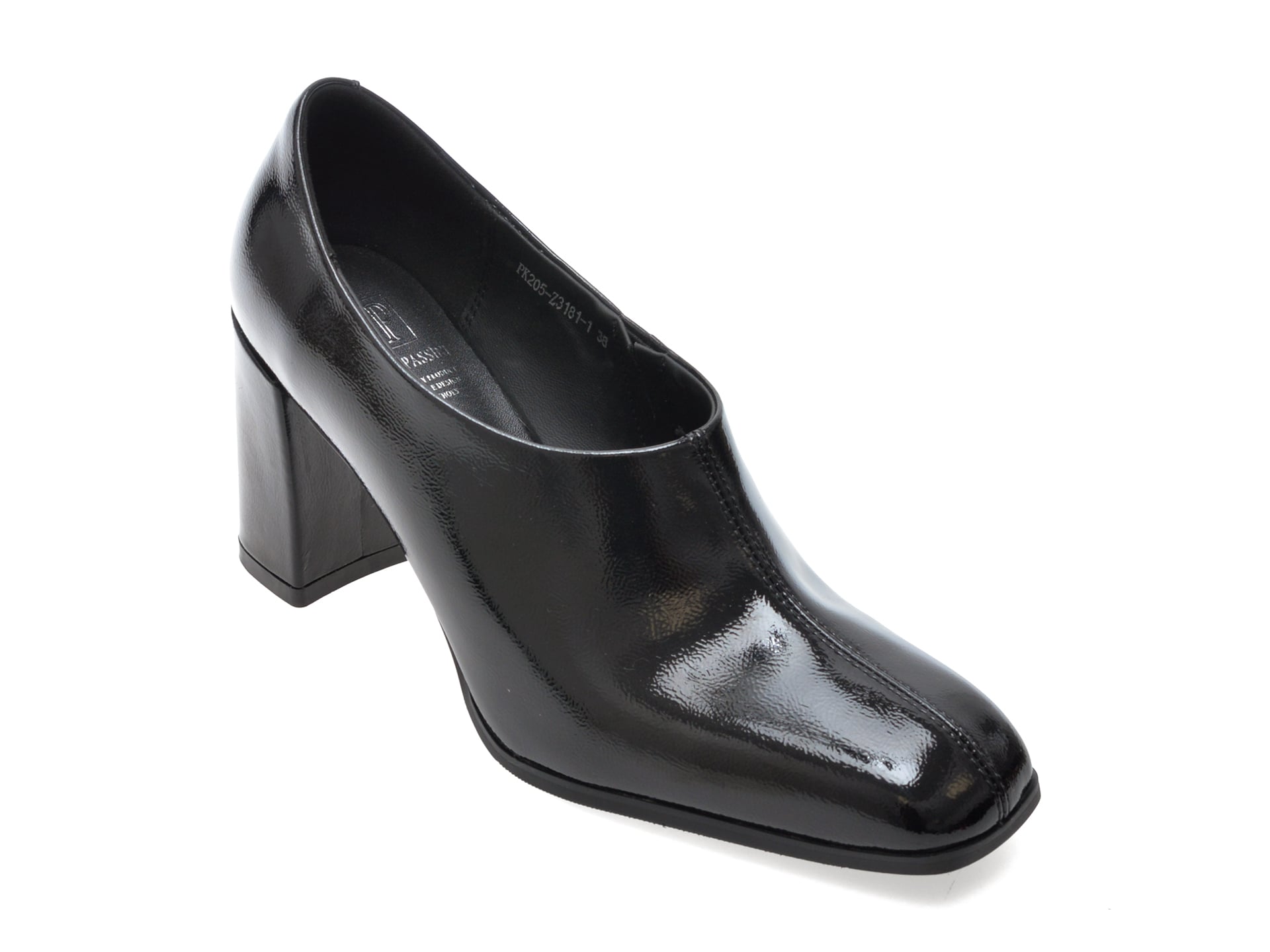 Pantofi eleganti FLAVIA PASSINI negri, 3181, din piele naturala lacuita