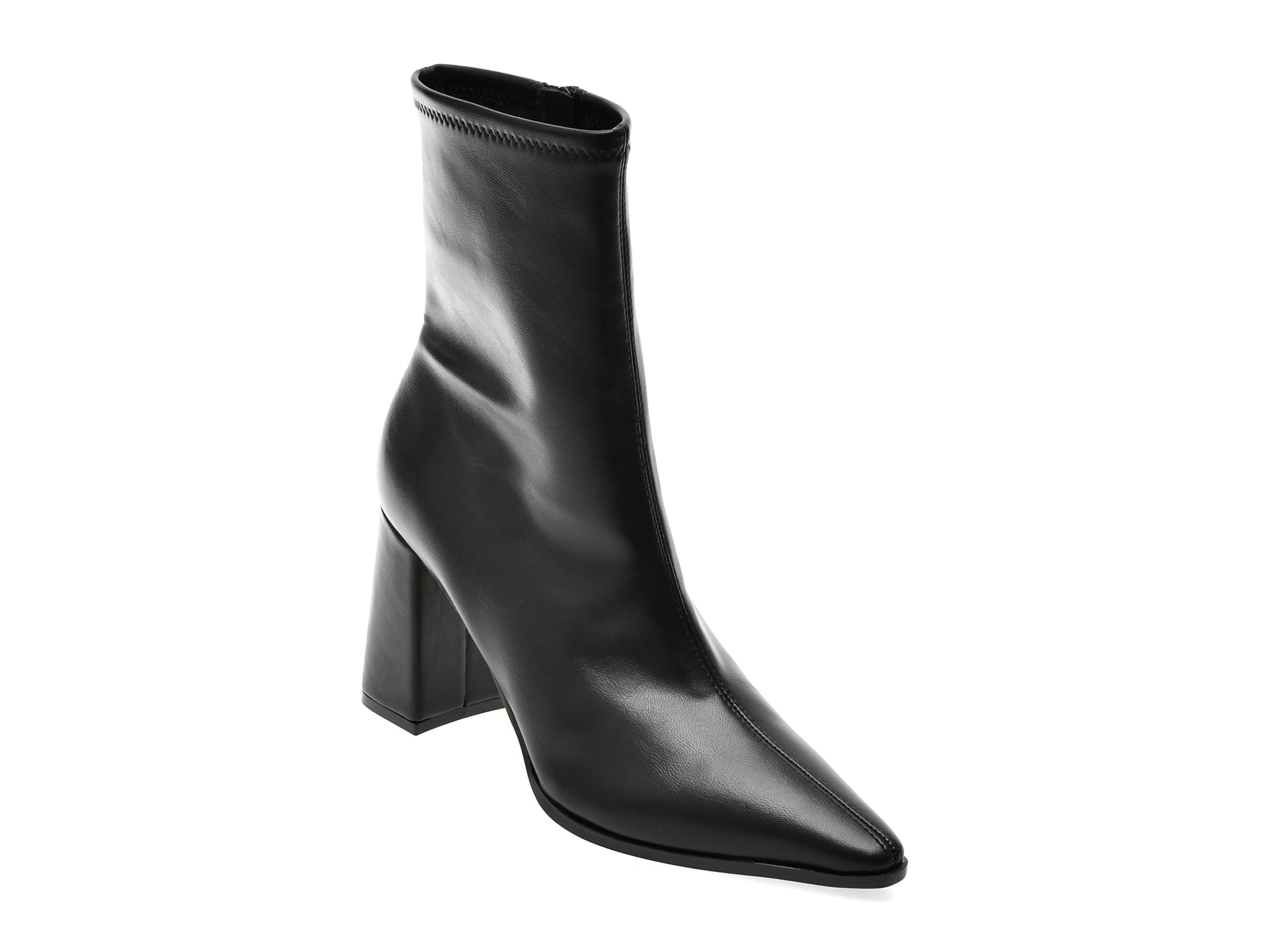Botine ALDO negre, FIGGY 001, din piele ecologica