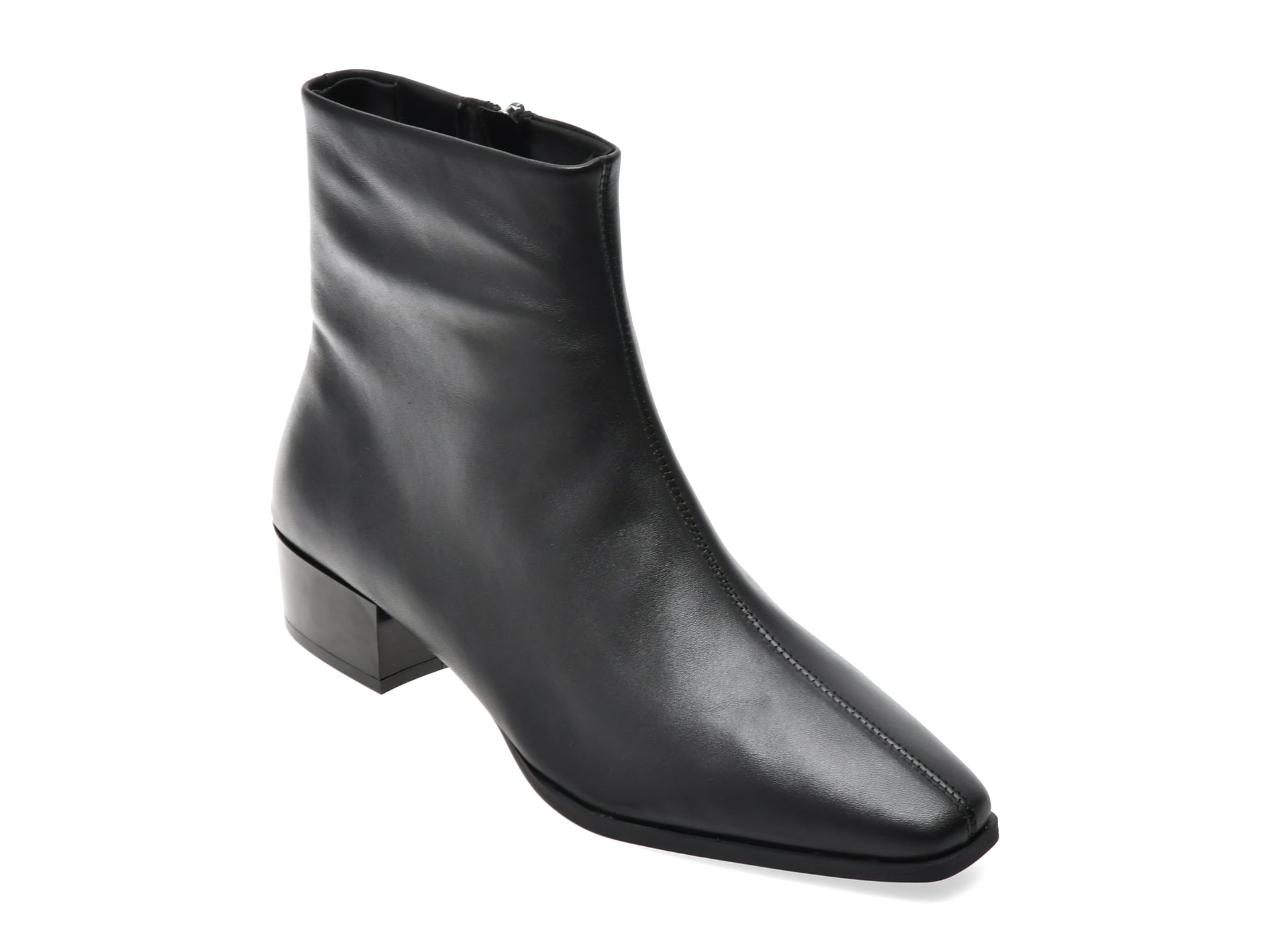 Botine ALDO negre, ZAYLAA 001, din piele naturala lacuita