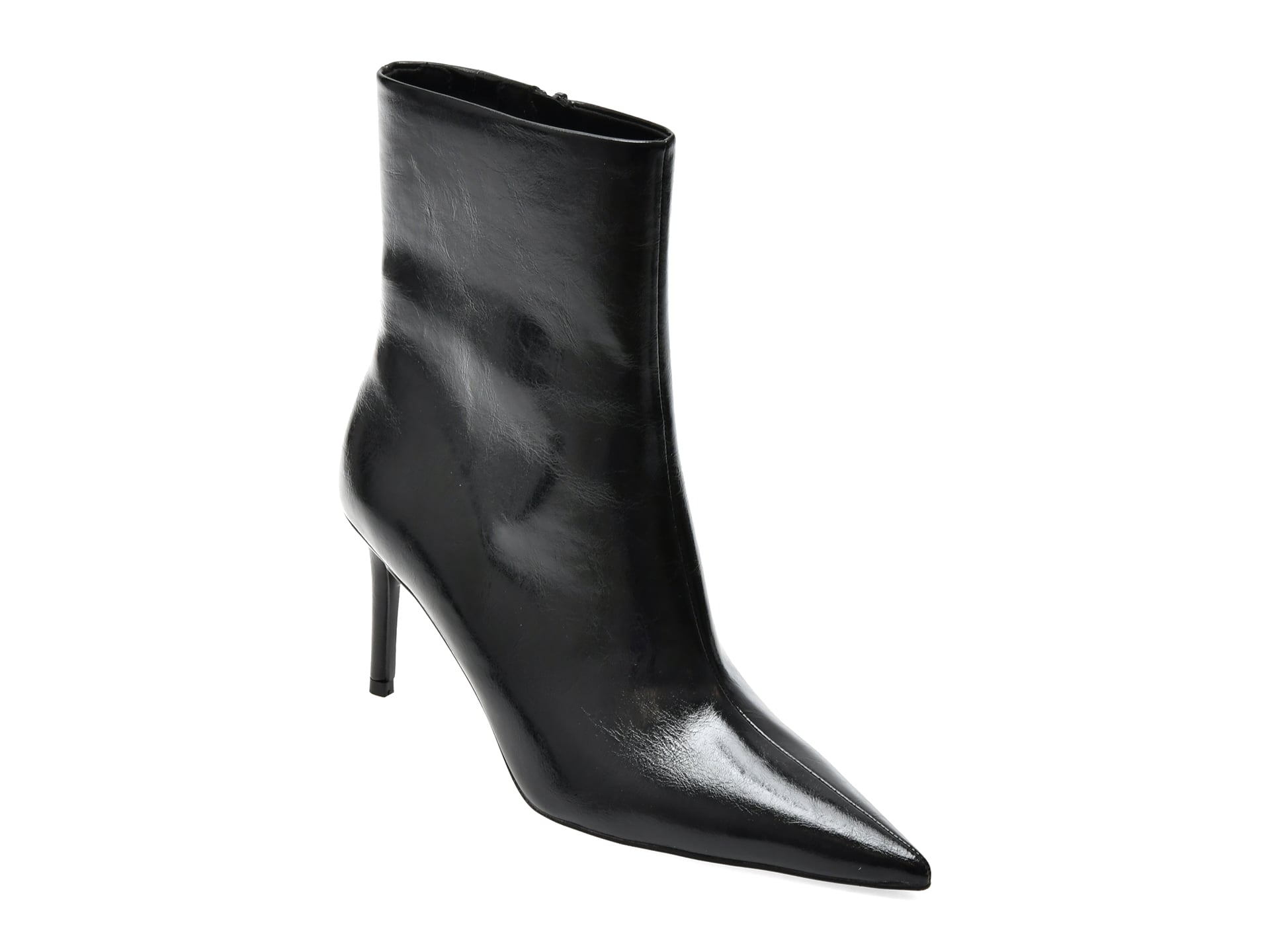 Botine elegante ALDO negre, DAHLYAA 001, din piele ecologica
