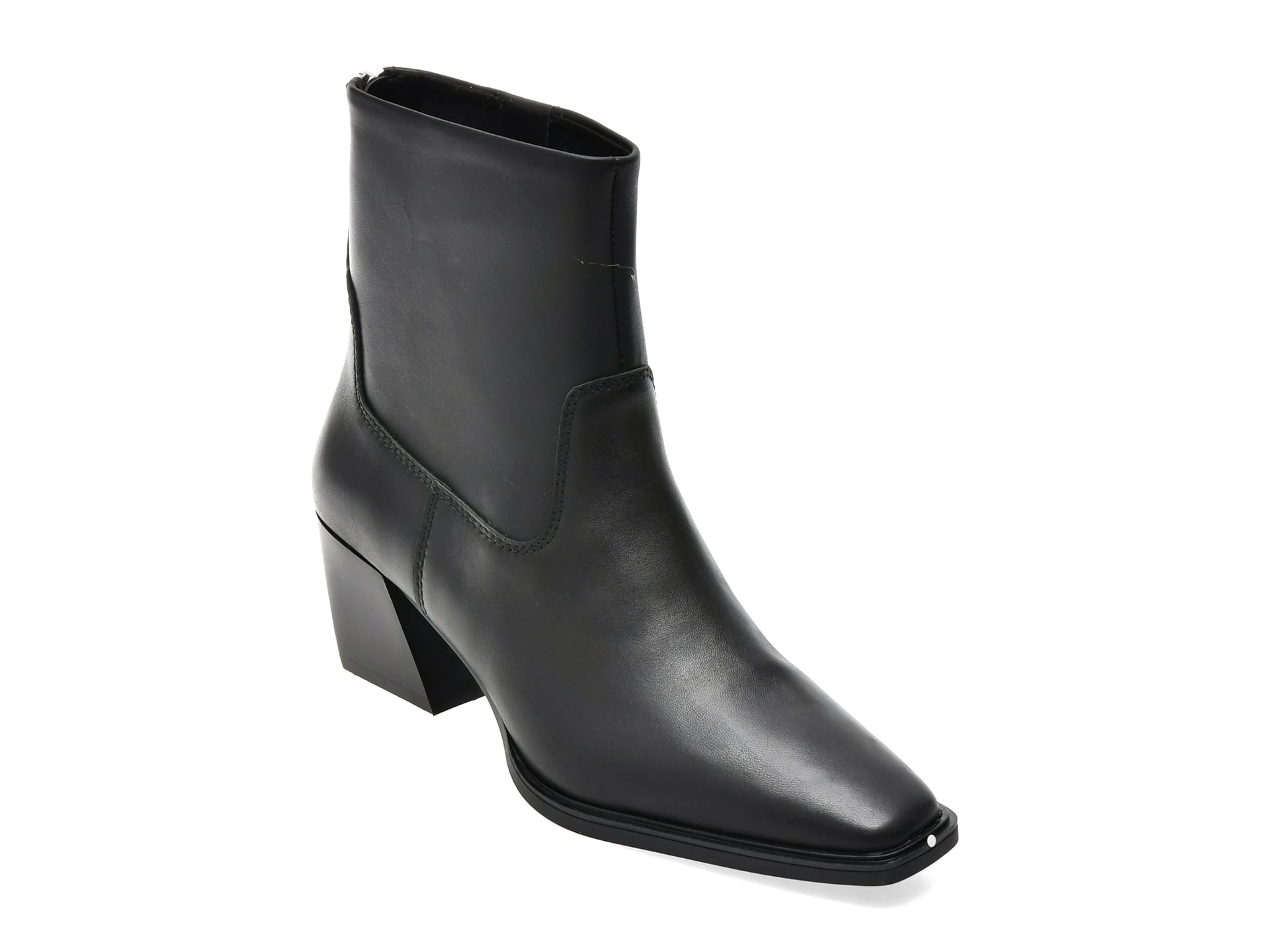 Botine elegante ALDO negre, YBIRAWETH 001, din piele naturala
