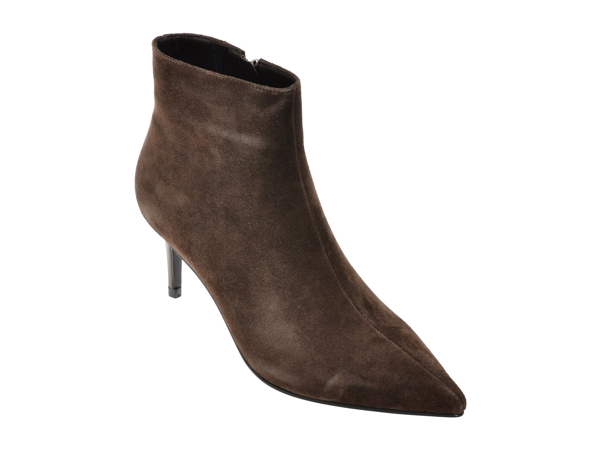 Botine elegante FLAVIA PASSINI maro, AC6190, din piele intoarsa