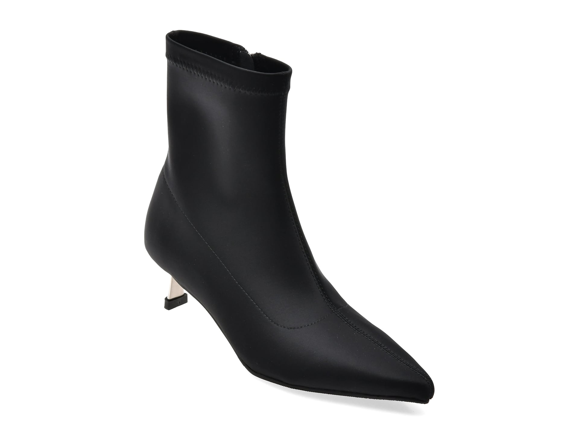 Botine elegante FLAVIA PASSINI negre, 84211, din material textil