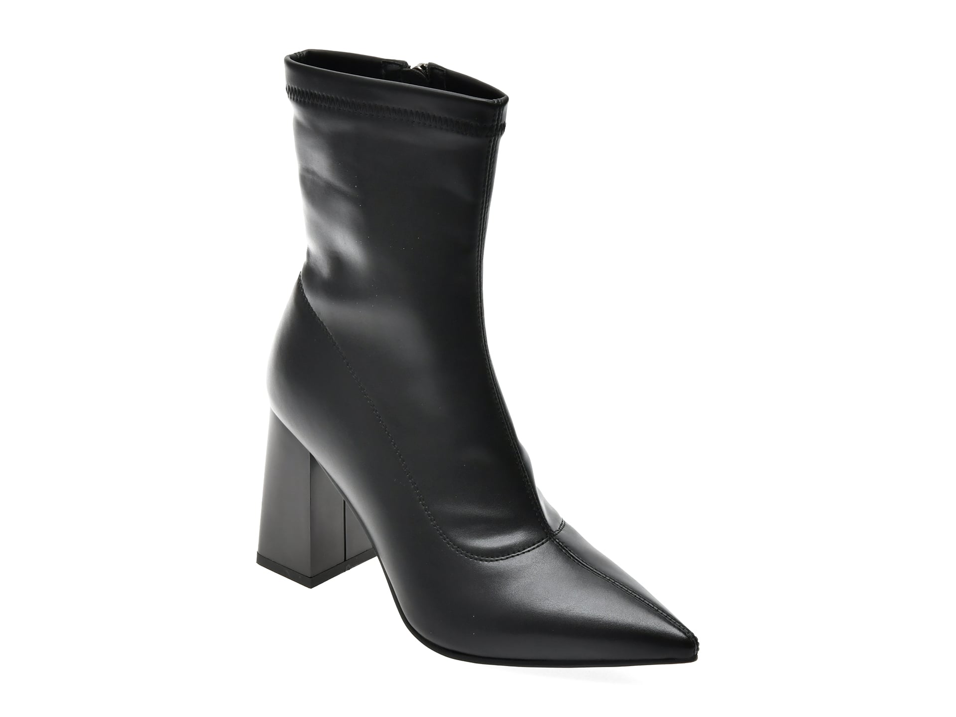 Botine elegante FLAVIA PASSINI negre, C5570, din piele ecologica