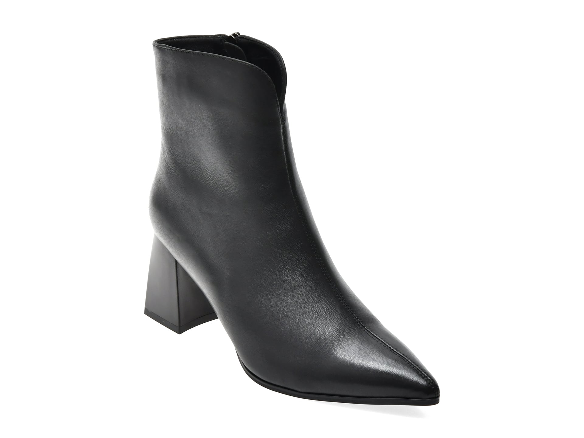 Botine EPICA negre, 14267, din piele naturala