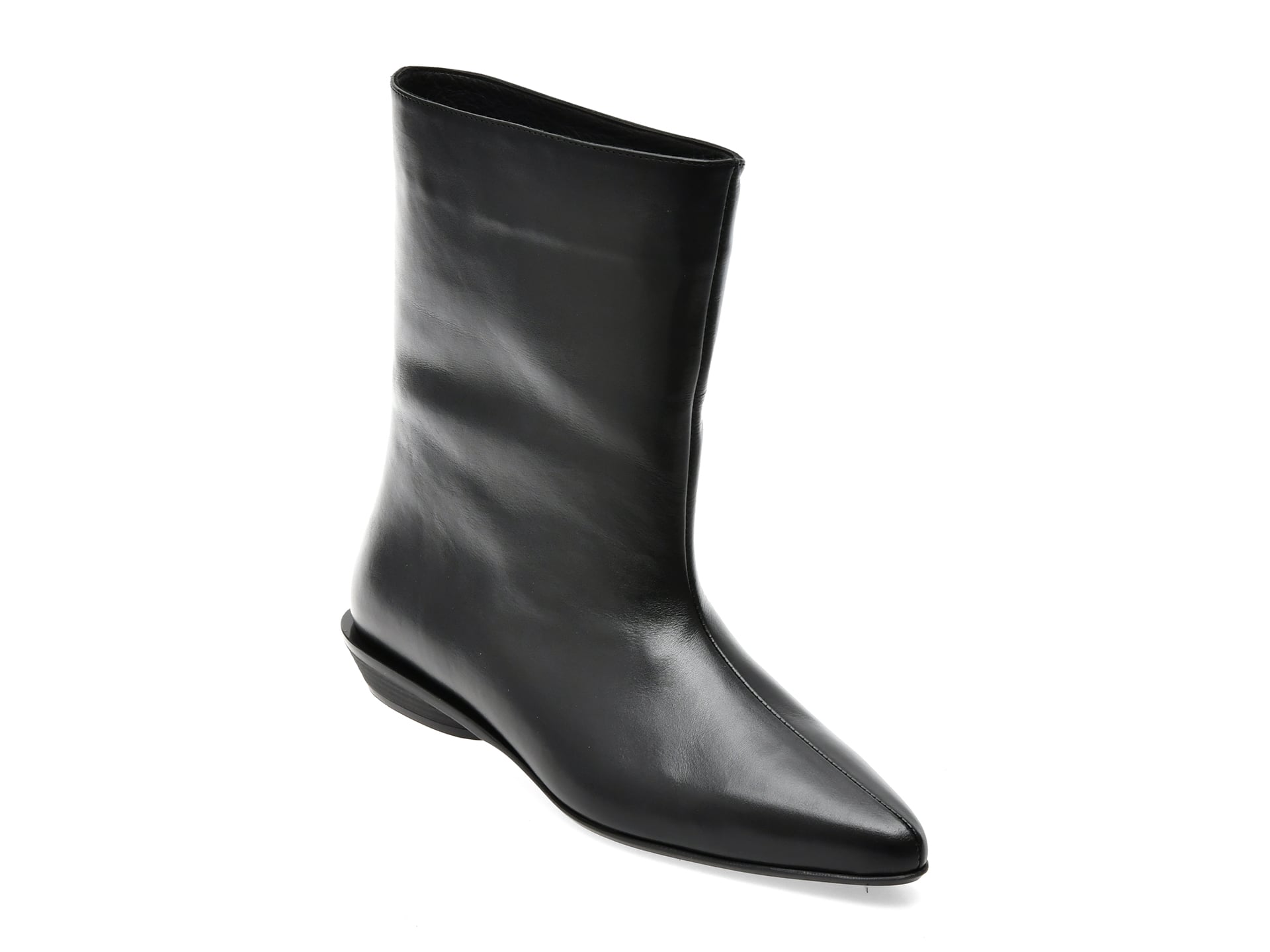 Botine EPICA negre, 4351285, din piele naturala