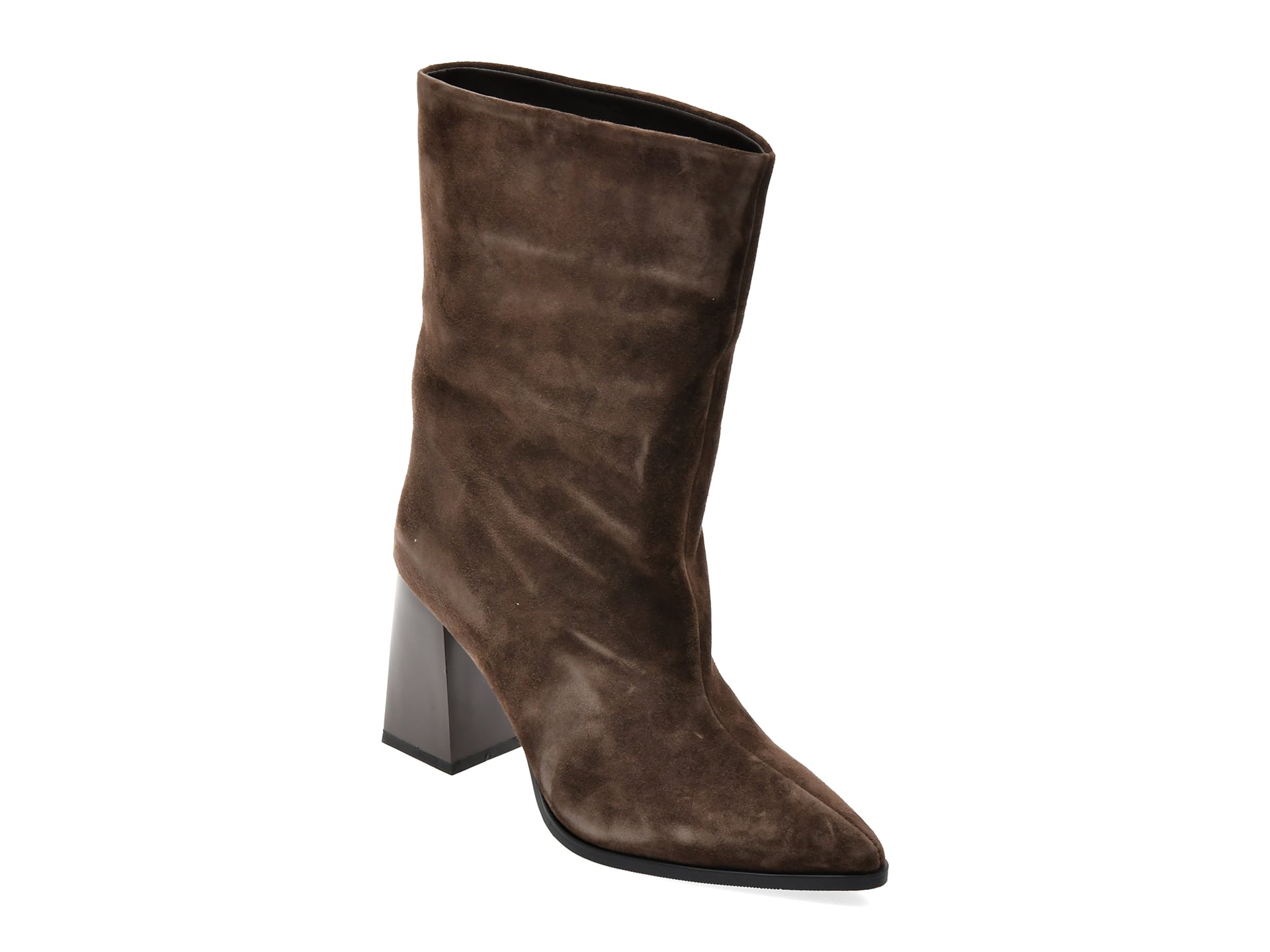 Botine FLAVIA PASSINI maro, AC6467, din piele intoarsa