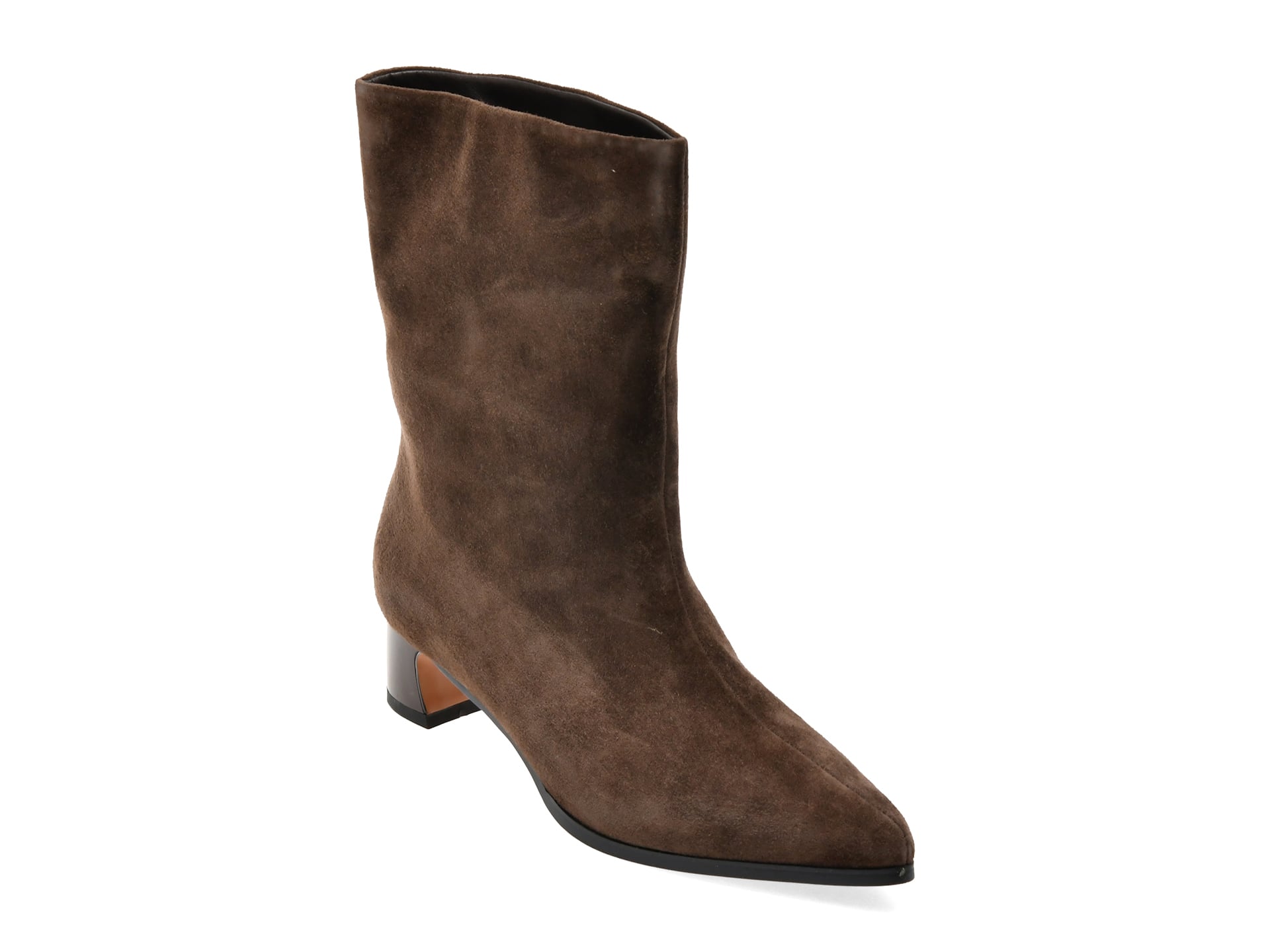 Botine FLAVIA PASSINI maro, AC6576, din piele intoarsa