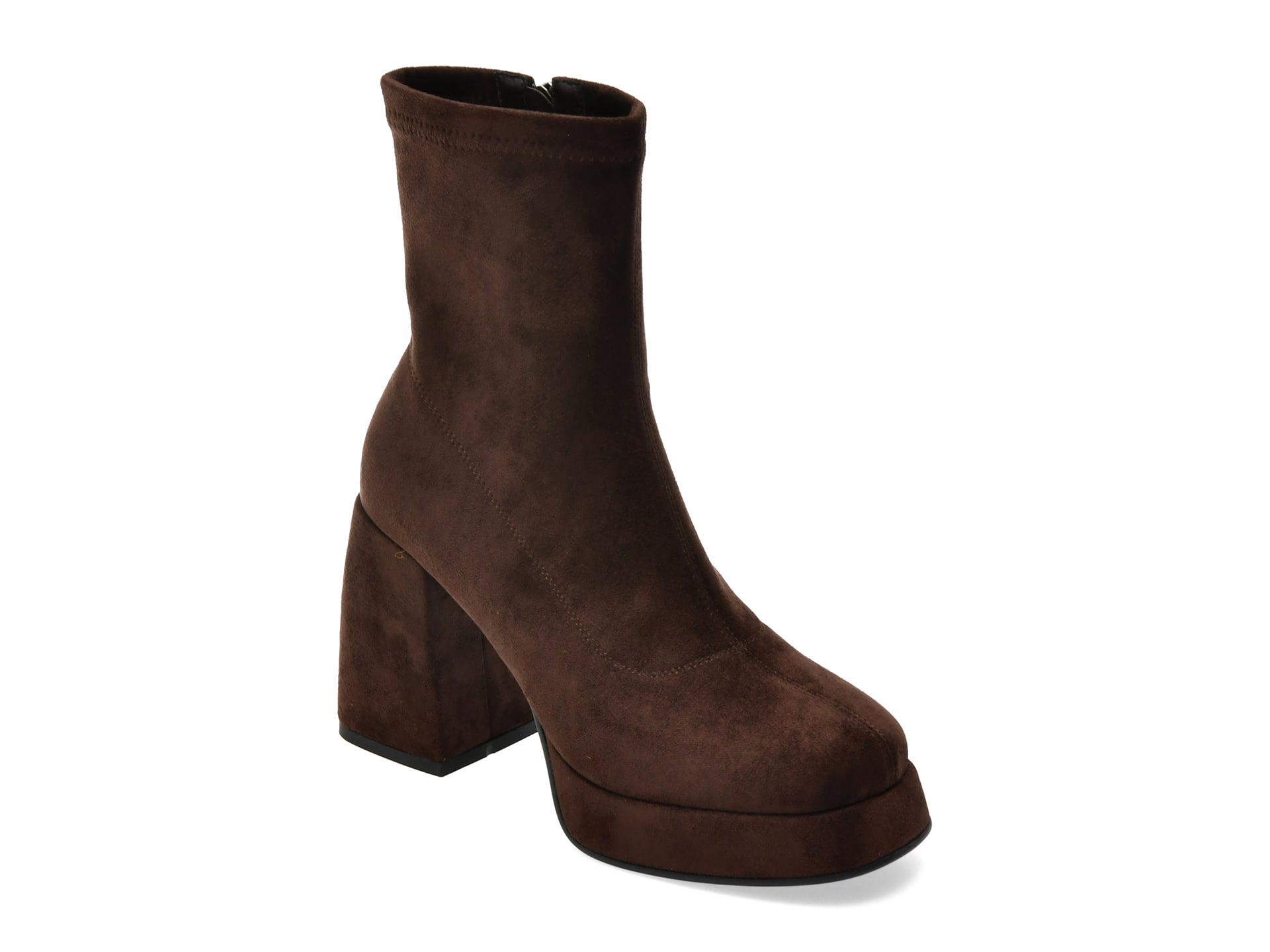 Botine GRYXX maro, AC6208, din material textil