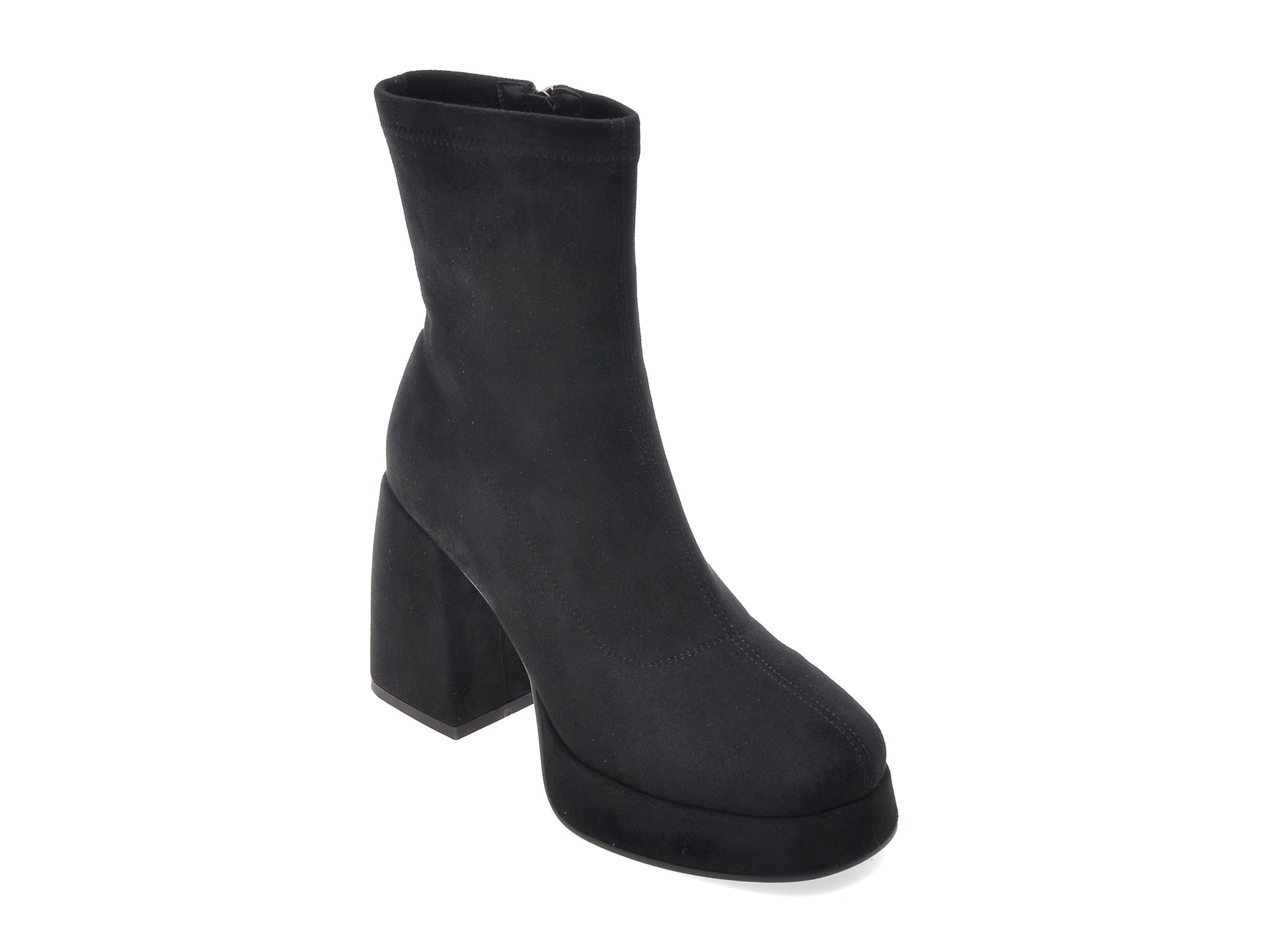 Botine GRYXX negre, AC6208, din material textil