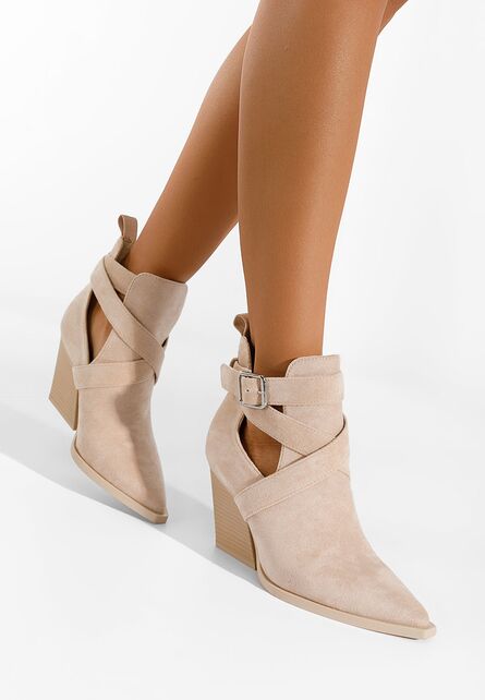 Botine de toamna Rayana bej